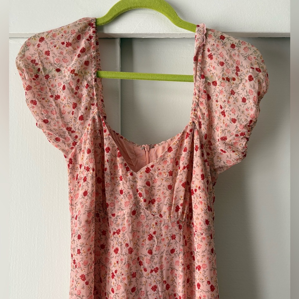 Urban Outfitters Pink Floral Maxi Dress - Picture 2 of 8